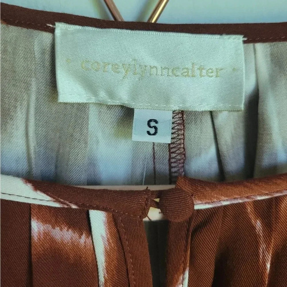 Anthropologie, New, Corey Lynn Calter Adventurer Animal Print Top, Size Small - Picture 7 of 10